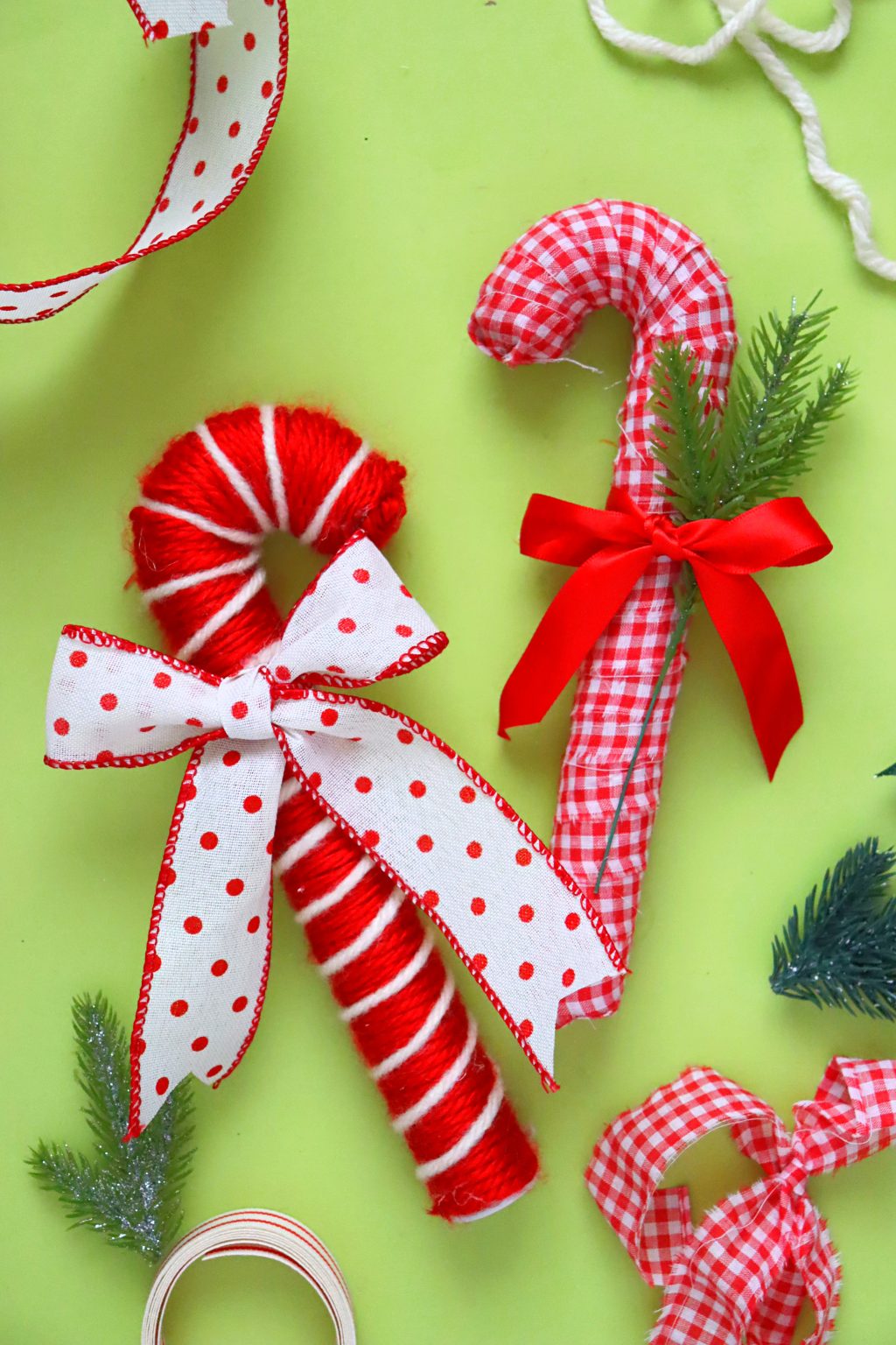 Candy Cane DIY - A girl and a glue gun