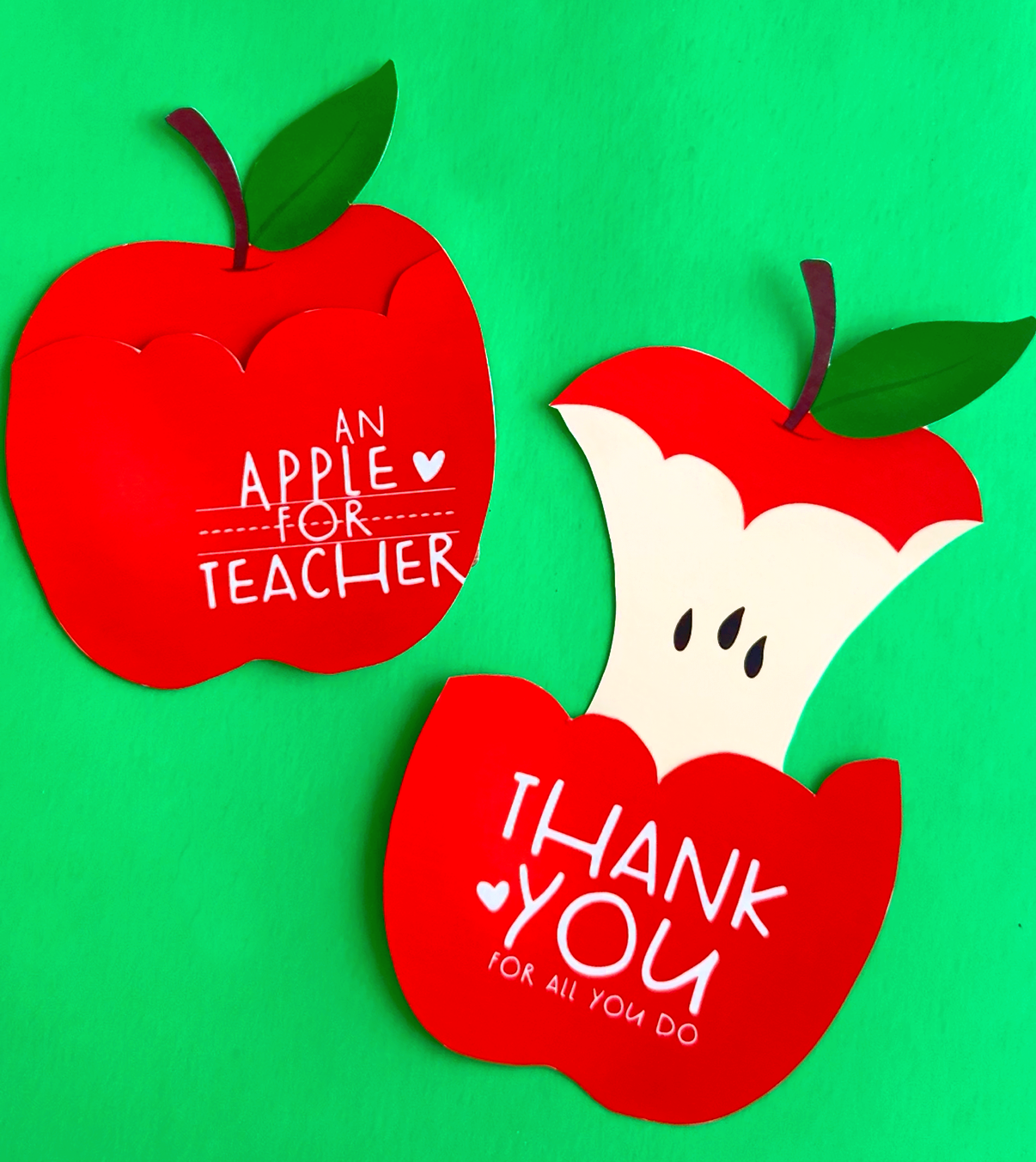 apple gift card sleeve In The Hoop Gift Card Holder with Apple Embroidery Design"