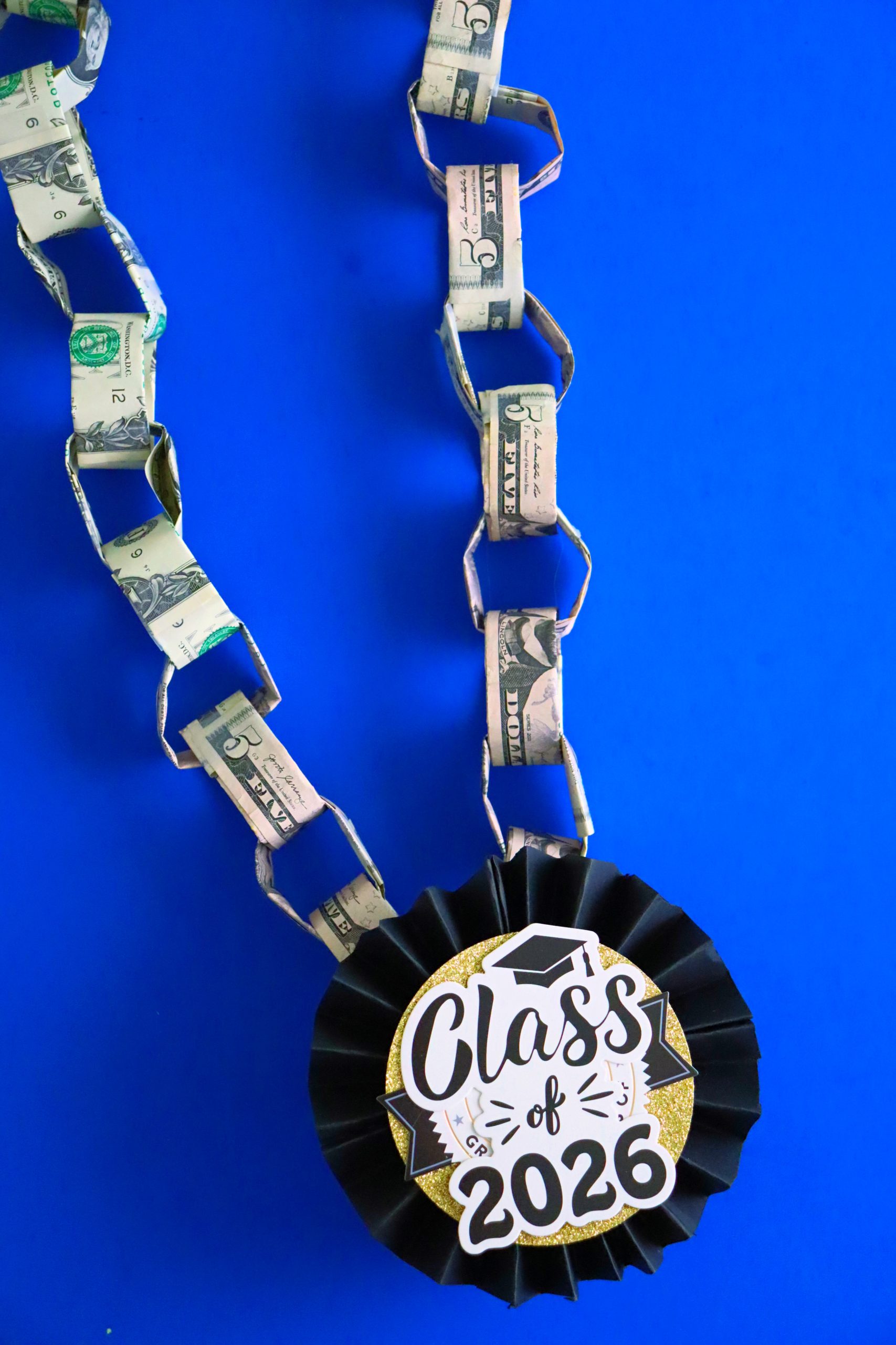 How to Make a Money Chain Necklace Gift for Graduation, Birthdays, and ...
