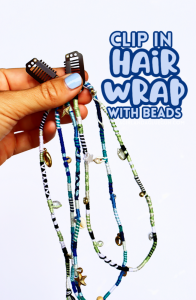 DIY Clip-In Hair Wrap: How to Make a Removable Embroidery Thread Hair ...