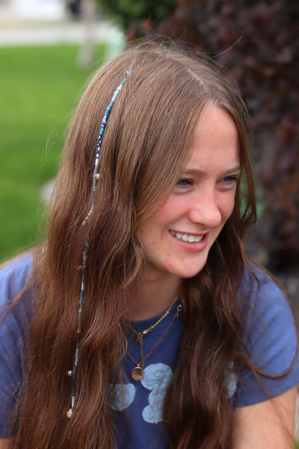 DIY Clip-In Hair Wrap: How to Make a Removable Embroidery Thread Hair ...