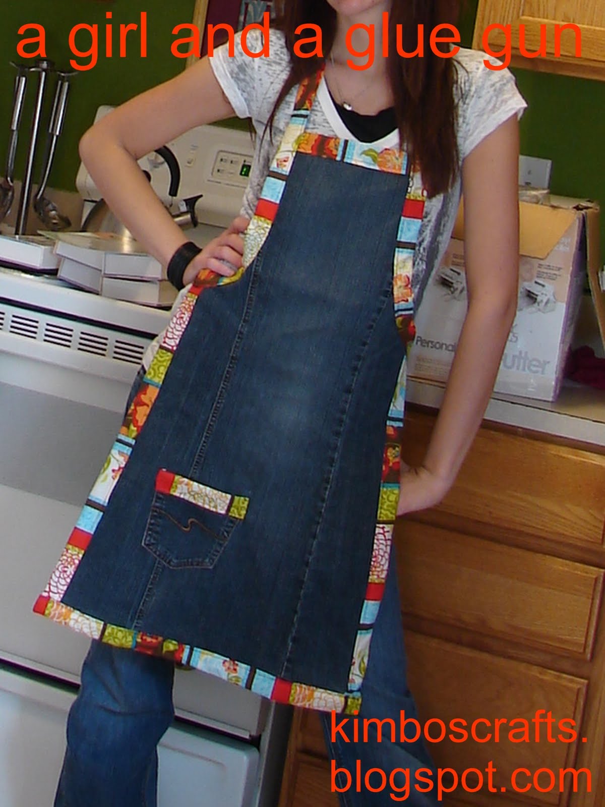 Denim Apron Made From Recycled Jeans | Denim apron, Apron sewing pattern,  Apron tutorial